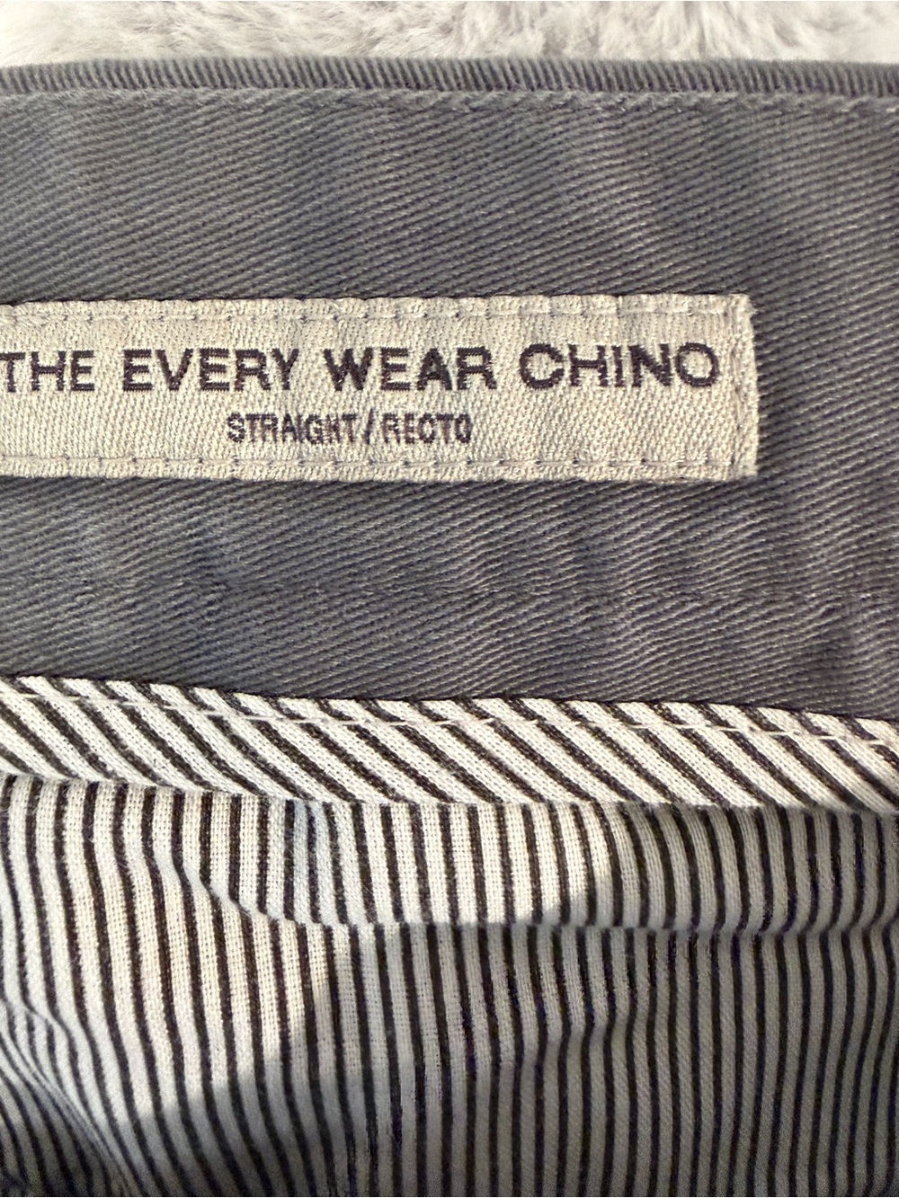 Men’s Goodfellow & Co Every Wear Chino Pants 34x30 Gray Classic Fit - Picture 10 of 10
